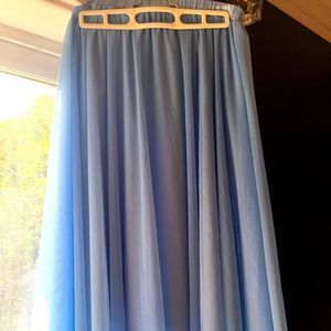 Long light blue Simons skirt